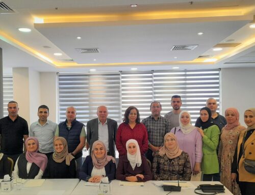 A WES Consultation and Training Workshop was organised for the improvement of health care waste management in Palestine